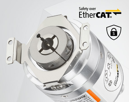 Safety encoder with FSoE interface and cyber security