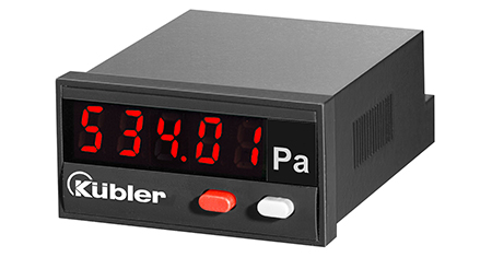 Standard signal display with min/max values and totalizer 