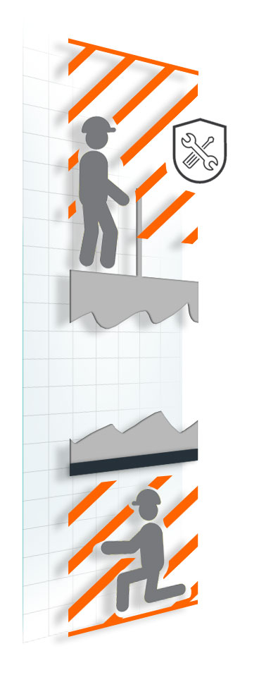 Shelter maintenance in shield mode