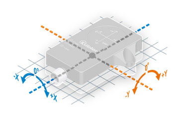 2-axis inclination measurement