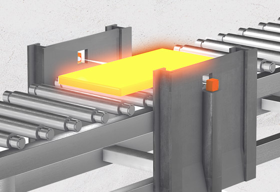 Width measurement in steel production