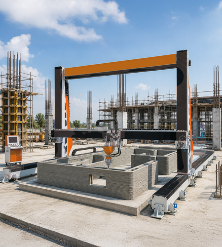 3D Betondruckmaschinen(Portalkran)