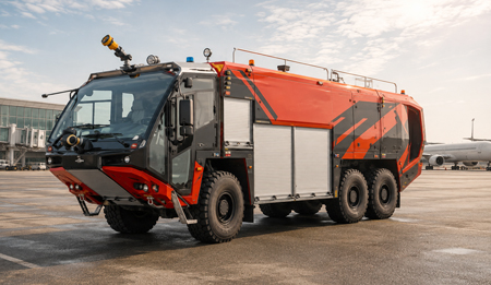 Airport fire truck