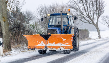 Plow and gritting
