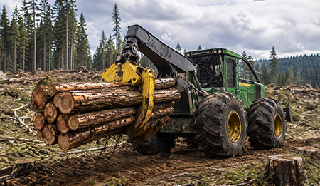tracteur forestier