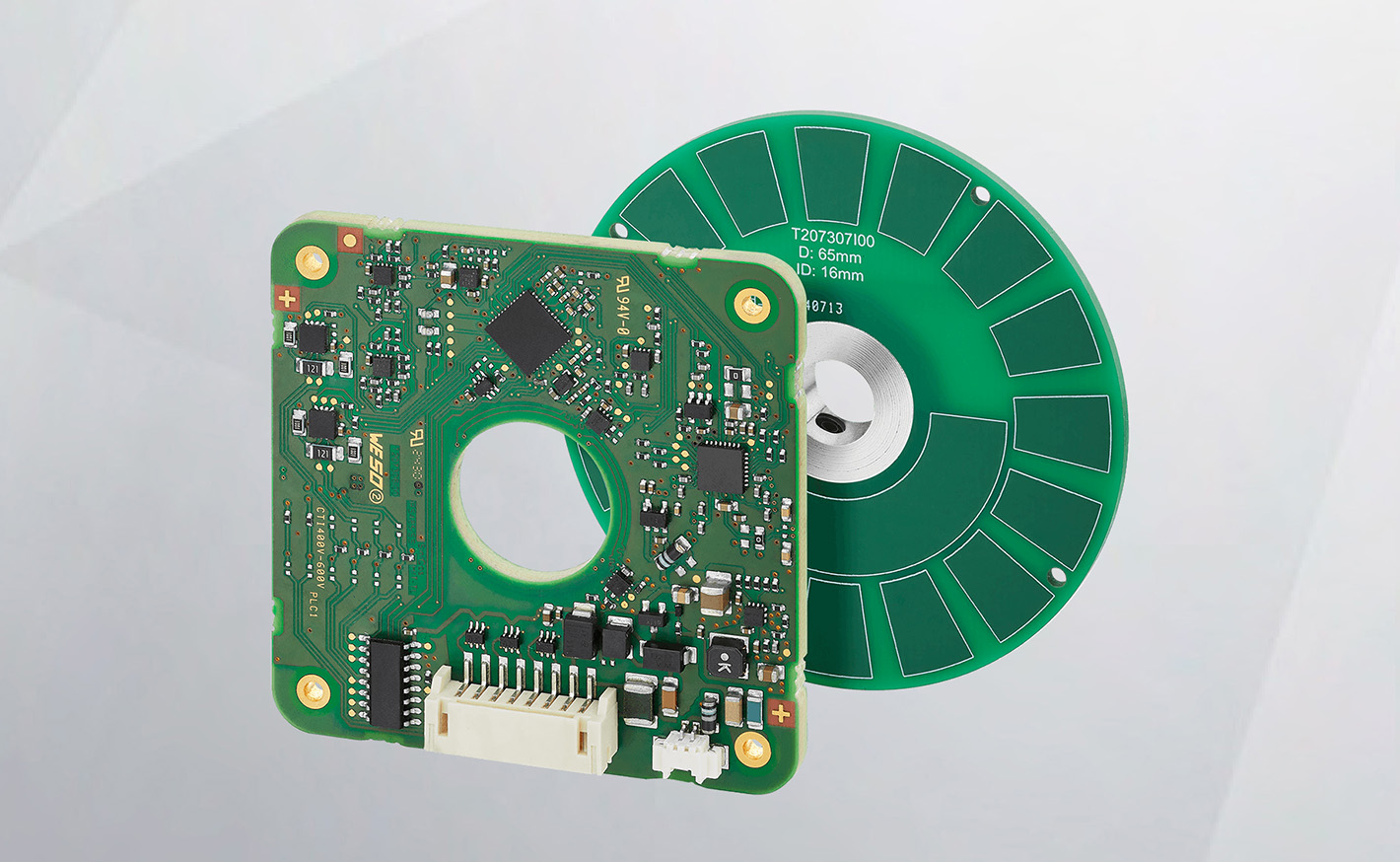 Integrierte induktive Drehgeber