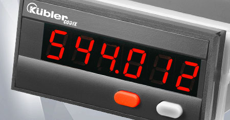 LED position displays with 96x48 mm DIN housing: Single, multifunction, or dual function display.