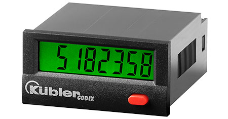 LCD position display with 48x24 mm DIN housing: With phase discriminator. Single and dual evaluation.