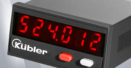 LED position displays with 48x24 mm DIN housing: Single, multifunction, or dual function display.
