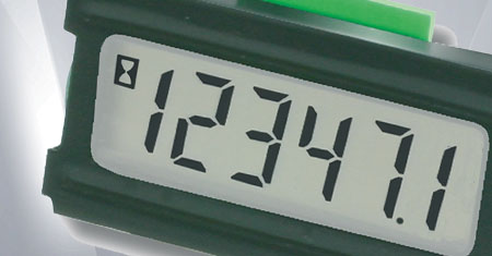 LCD hour meter / timer modules for circuit board mounting: 6-digit hour meters / timers Wide temperature range.
