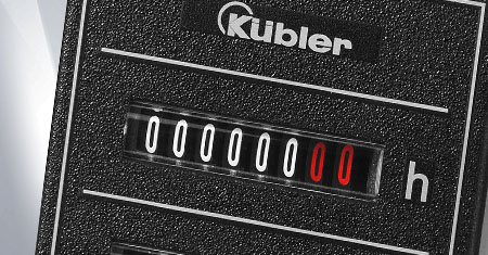Dual function hour meters / timers: Acquisition of pulses and times or of kWh and times.