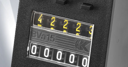 Standard preset counter for front panel mounting: Electromechanical preset counters. Programmable, Multi-Preset Totalizer & Rate Meter. 