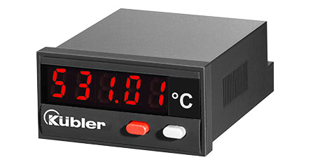 Temperature display for PT100 / Ni100: 5-digit display. Inputs: PT100 and Ni100 resistance thermometers. Min./max. - storage. Resistance thermometer, various thermocouples, temperature sensors, readings and detection