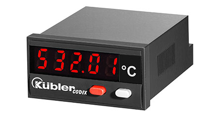 Temperature display for thermocouples: 5-digit display. Inputs: J, K and N thermocouples.  Resistance thermometer, various thermocouples, temperature sensors, readings and detection