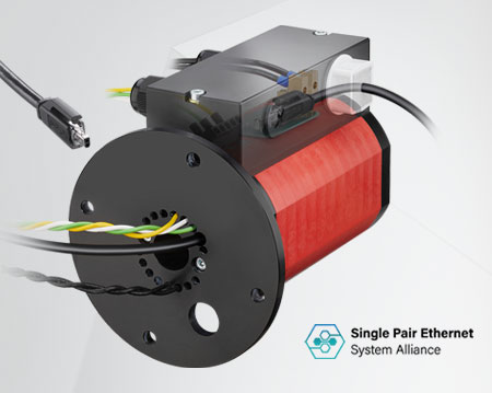 New Slip rings with Single Pair Ethernet communication