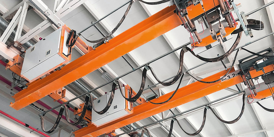 Kollisionsvermeidung von Portal- und Brückenkrane 